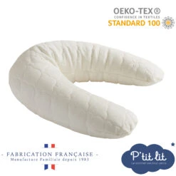 Coussin D'allaitement Bambou Ecru De P'tit Lit -Mini Moomes Soldes 01063074 4