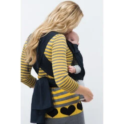 Porte-bébé Sans Boucles Mei Tai BB-Tai Black Beans De Babylonia -Mini Moomes Soldes 01067847 4