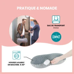 Coussin De Maternité Mum & B DotWork De Babymoov -Mini Moomes Soldes 01073341 6