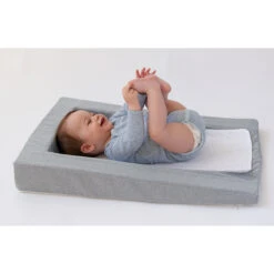 Matelas à Langer Douillet 2en1 Gris Chiné De Candide -Mini Moomes Soldes 01094336 6
