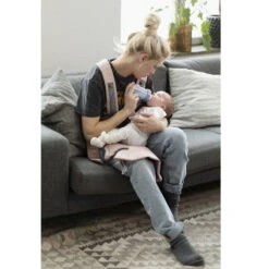 Porte-bébé Mini Vieux Rose Coton De BabyBjörn -Mini Moomes Soldes 01102884 5