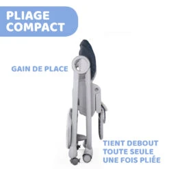 Chaise Haute Polly Magic Relax 4 Roues India Ink De Chicco -Mini Moomes Soldes 01107880 5