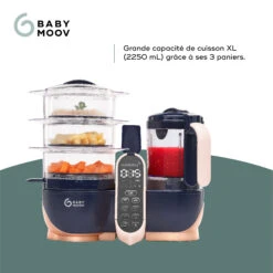 Nutribaby(+) XL Robot Multifonctions Bébé Grande Capacité De Babymoov -Mini Moomes Soldes 01112525 3