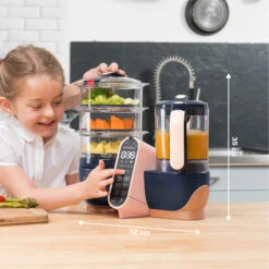 Nutribaby(+) XL Robot Multifonctions Bébé Grande Capacité De Babymoov -Mini Moomes Soldes 01112525 7
