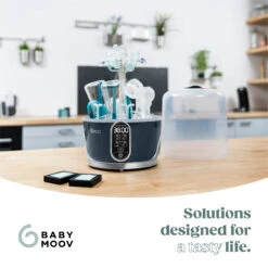 Stérilisateur Turbo Pure - Sèche-Biberons De Babymoov -Mini Moomes Soldes 01112534 7