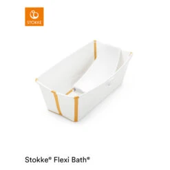 Baignoire Flexi Bath™ Blanc / Jaune De Stokke® -Mini Moomes Soldes 01121171 3