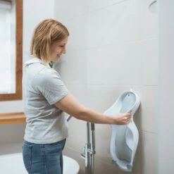 Transat De Bain Fit Bleu De Angelcare -Mini Moomes Soldes 01122023 8