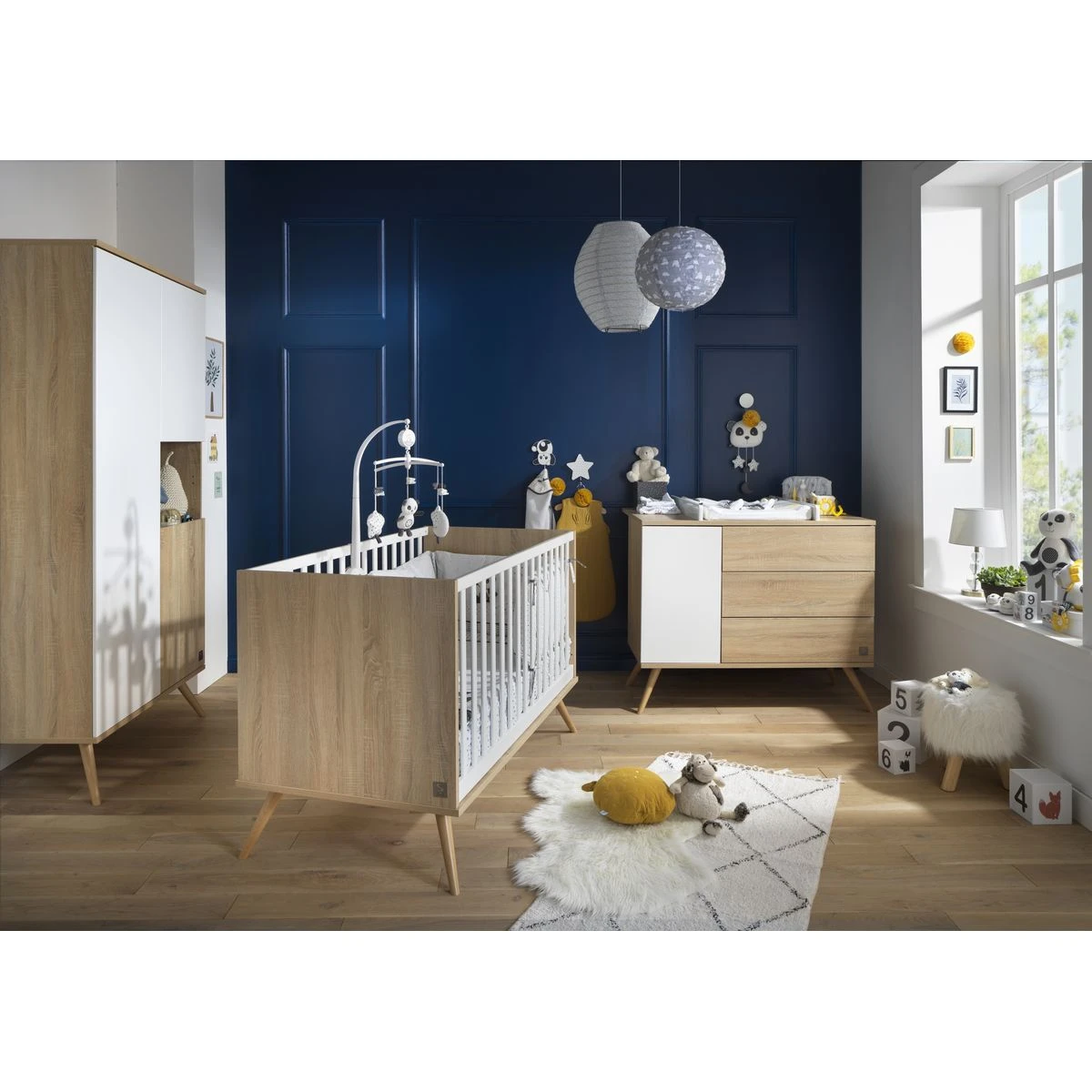 Seventies Little Big Bed 70x140 Chêne Doré De Sauthon Baby's Sweet Home 7 Seventies Little Big Bed 70x140 Chêne Doré De Sauthon Baby's Sweet Home – Image 7