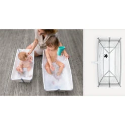Baignoire Flexi Bath™ XL Transparent Bleu De Stokke® -Mini Moomes Soldes 01125189 3