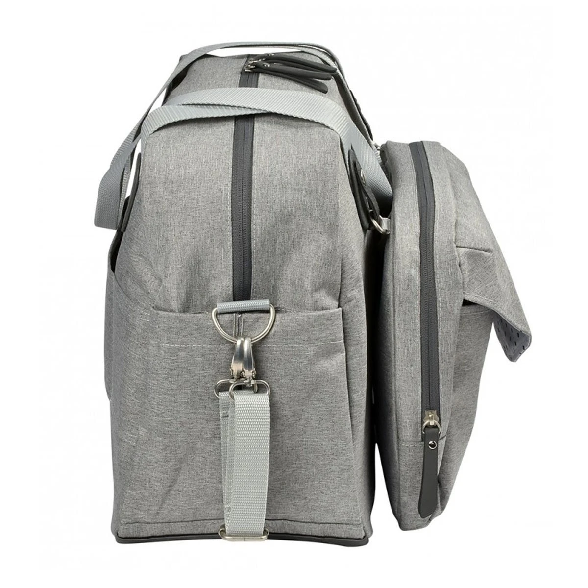Beaba Sac Genève 2 Gris Chiné De Béaba 2 Beaba Sac Genève 2 Gris Chiné De Béaba – Image 2