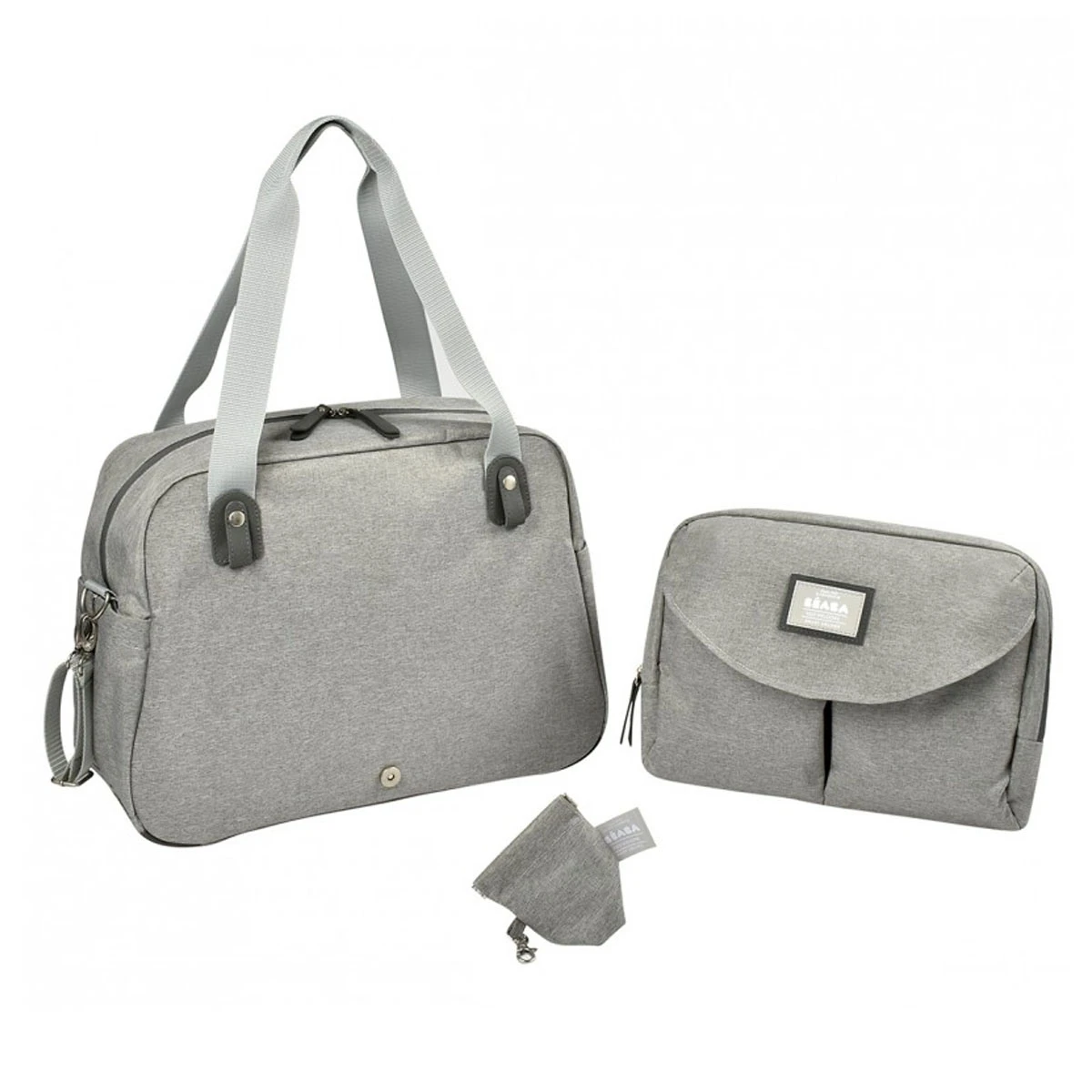 Beaba Sac Genève 2 Gris Chiné De Béaba 5 Beaba Sac Genève 2 Gris Chiné De Béaba – Image 5
