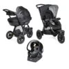 Poussette Trio Activ3 Top Dark Jet Black De Chicco