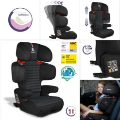 Renofix Groupe 2/3 Isofix Inclinable Softness® Carbon De Renolux -Mini Moomes Soldes 01129888 5
