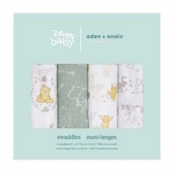 Lot De 4 Maxi-Langes Mousseline Winnie De Aden + Anais Essentials -Mini Moomes Soldes 01135181 7
