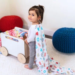 Lot De 2 Maxi Langes Wonder Woman De Aden + Anais Essentials -Mini Moomes Soldes 01136058 3