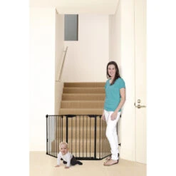 Barrière De Sécurité 3 Panneaux Newport AD Noir De Dreambaby -Mini Moomes Soldes 01140817 3