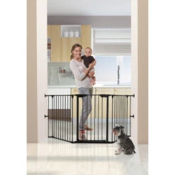 Barrière De Sécurité 3 Panneaux Newport AD Noir De Dreambaby -Mini Moomes Soldes 01140817 4