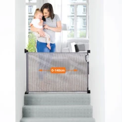 Barrière De Sécurité Rétractable 0-140 Cm Gris De Dreambaby 11 Barrière De Sécurité Rétractable 0-140 Cm Gris De Dreambaby -Mini Moomes Soldes 01140819 6