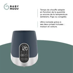 Chauffe-biberon Nutri Smart Bleu De Babymoov -Mini Moomes Soldes 01141259 3