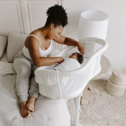 Berceau Pivotant 360° BassiNest® Premiere Blanc De Halo -Mini Moomes Soldes 01145484 9