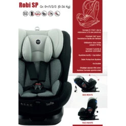 Siège Auto Robi SP 0+1/2/3 Gris De Formula Baby -Mini Moomes Soldes 01146852 3
