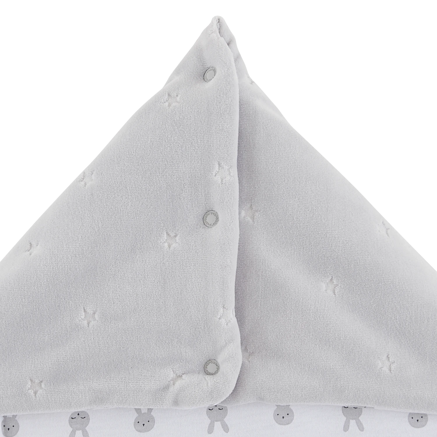 Lapin Nid D'ange Lapin Câlin Gris Taille Unique De P'tit Bisou 2 Lapin Nid D'ange Lapin Câlin Gris Taille Unique De P'tit Bisou – Image 2