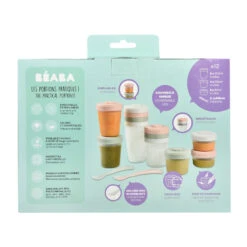 Beaba Pack 1er Repas Eucalyptus De Béaba -Mini Moomes Soldes 01148054 4
