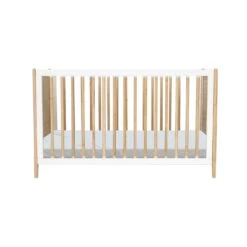 Océania Lit 60x120 Tressage Rotin Neige De Théo -Mini Moomes Soldes 01148522 3