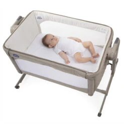 Berceau Cododo Chicco Next 2 Me Magic Beige V2 De Chicco -Mini Moomes Soldes 01148892 6