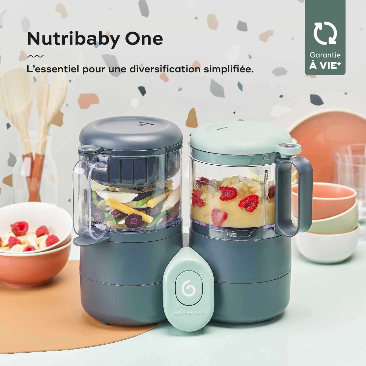 Nutribaby One Gris De Babymoov 2 Nutribaby One Gris De Babymoov – Image 2
