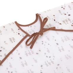 LÄSSIG Lot De 2 Bavoirs Manches Longues Avec Poche Tiny Farmer Oie Lilas Cendré De Lässig -Mini Moomes Soldes 01149865 4