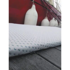 Matelas Bébé De Voyage Ocean Friendly Blanc/Bleu 60 X 120 Cm De Candide -Mini Moomes Soldes 01150395 4