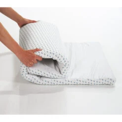 Matelas Bébé De Voyage Ocean Friendly Blanc/Bleu 60 X 120 Cm De Candide -Mini Moomes Soldes 01150395 6