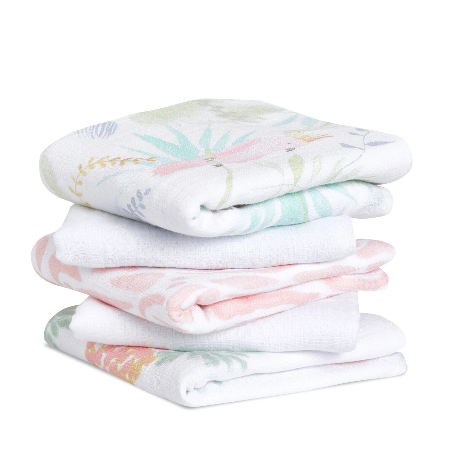 Lot De 5 Langes Musy 60x60 Tropicalia De Aden + Anais Essentials 1 Lot De 5 Langes Musy 60x60 Tropicalia De Aden + Anais Essentials