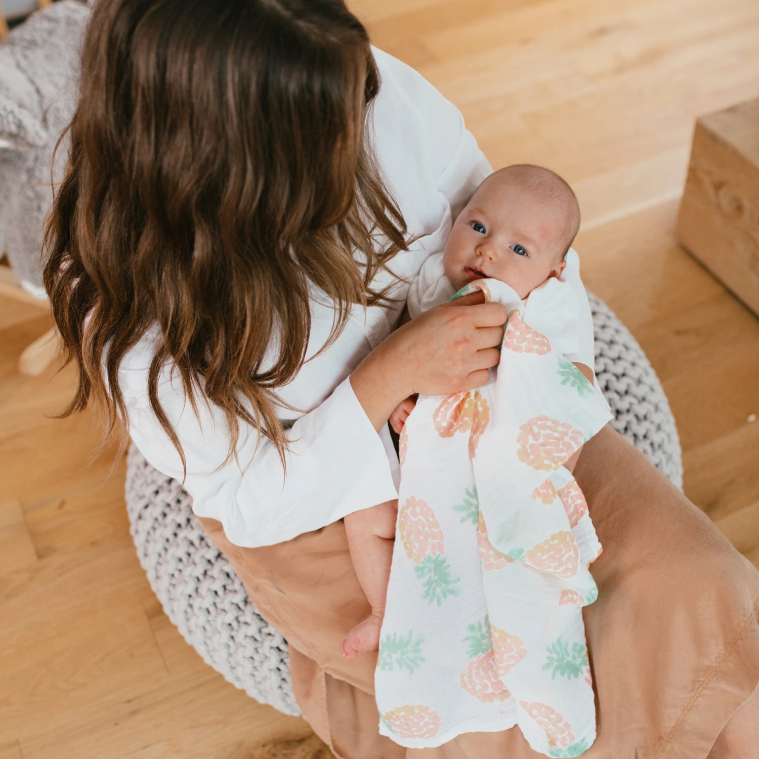 Lot De 5 Langes Musy 60x60 Tropicalia De Aden + Anais Essentials 5 Lot De 5 Langes Musy 60x60 Tropicalia De Aden + Anais Essentials – Image 5