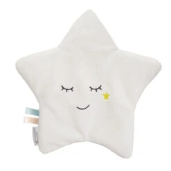 Mon étoile Relax Bouillotte Graines De Lin Blanc/Gris De Candide