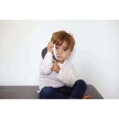 Mon étoile Relax Bouillotte Graines De Lin Blanc/Gris De Candide -Mini Moomes Soldes 01151288 6