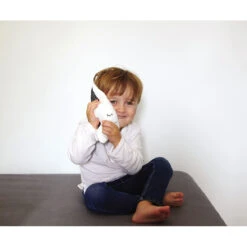 Mon étoile Relax Bouillotte Graines De Lin Blanc/Gris De Candide -Mini Moomes Soldes 01151288 7