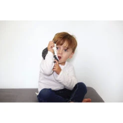 Mon étoile Relax Bouillotte Graines De Lin Blanc/Gris De Candide -Mini Moomes Soldes 01151288 8