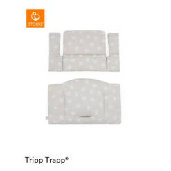 Coussin De Chaise Tripp Trapp® Stars Silver De Stokke® -Mini Moomes Soldes 01153181 4