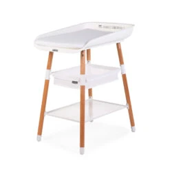 Evolux Table à Langer Naturel Blanc De Childhome -Mini Moomes Soldes 01154765 4