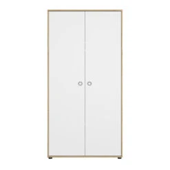 Armoire 2 Portes Arthur Blanc/Chêne De Galipette -Mini Moomes Soldes 01155907 3