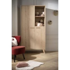 Arty Armoire 2 Portes Chêne Suave De Sauthon Baby's Sweet Home 9 Arty Armoire 2 Portes Chêne Suave De Sauthon Baby's Sweet Home -Mini Moomes Soldes 01156299 4
