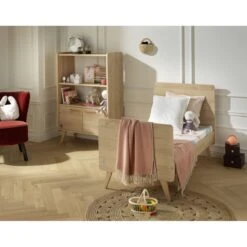 Arty Bibliothèque 2 Portes/1 Penderie Chêne Suave De Sauthon Baby's Sweet Home -Mini Moomes Soldes 01156300 6