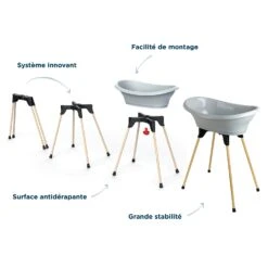 THERMOBABY® Pack Transat Vasco 5 En 1 Gris Charme De Thermobaby -Mini Moomes Soldes 01158543 3