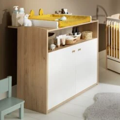 Alice Dispositif à Langer Commode Blanc De Sauthon Baby's Sweet Home -Mini Moomes Soldes 01159572 4