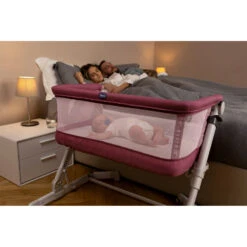 Berceau Cododo Next 2 Me Pop Up Orchid De Chicco -Mini Moomes Soldes 01161502 6