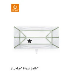 Baignoire Flexi Bath Transparent Green De Stokke® -Mini Moomes Soldes 01161825 5