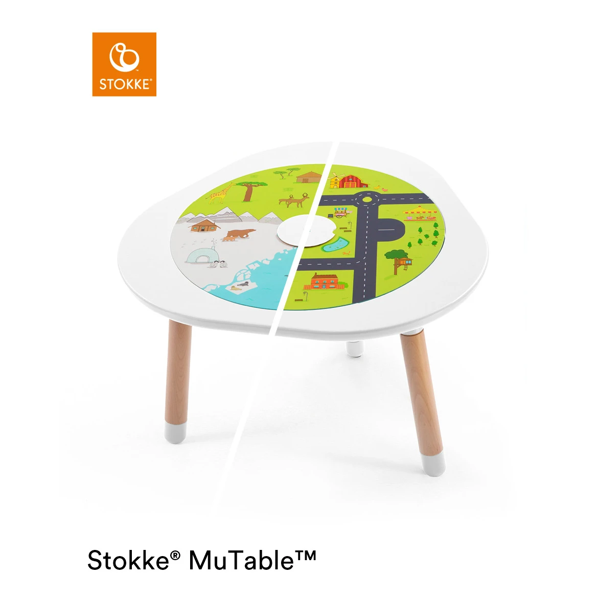 Table De Jeu MuTable™ White De Stokke® 3 Table De Jeu MuTable™ White De Stokke® – Image 3