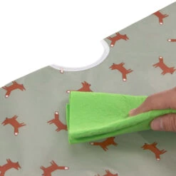 LÄSSIG Lot De 2 Bavoirs Manches Longues Avec Poche Little Forest Renard De Lässig -Mini Moomes Soldes 01163058 5